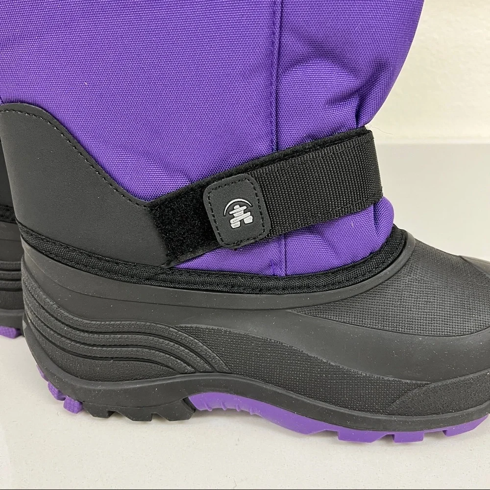 Kamik Rocket Pac Insulated Waterproof Violet Purple Girls Snow Boots NWOB Size 7